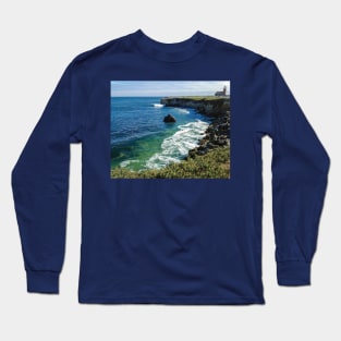 Lighthouse Point Santa Cruz California Long Sleeve T-Shirt